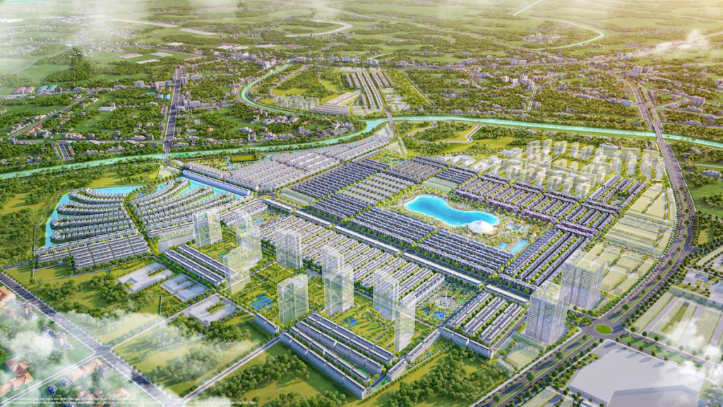 Hà Nội có đầy đủ điều kiện để xây dựng một thành phố đa chức năng (Ảnh: Dự án Vinhomes Ocean Park 3 – The Crown nằm giữa siêu quần thể đô thị 1.200 ha phía Đông Hà Nội)